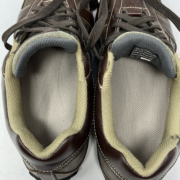 SKETCHERS CITY WALK MALTON WALKING SHOE LEATHER SNEAKER BROWN MENS SIZE 8.5 - Picture 9 of 12